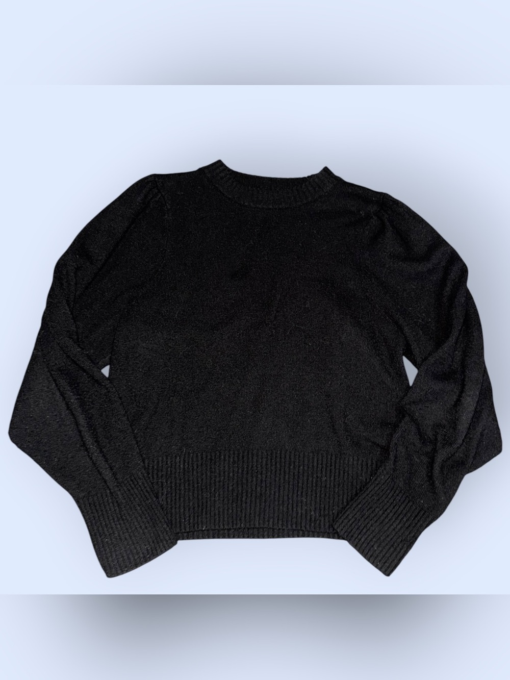 H&M Black Crewneck Knit Sweater